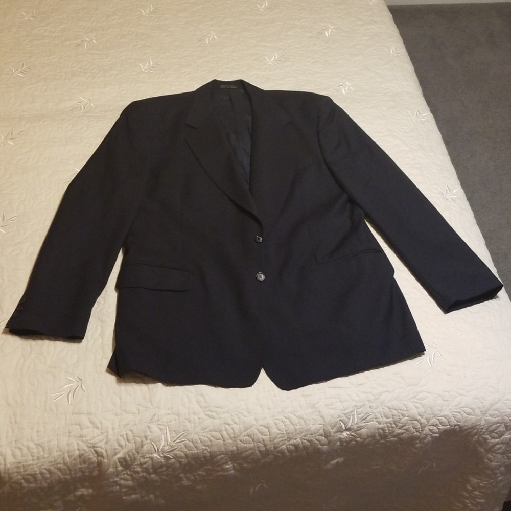 48L Dark Blue Linea Giotto Suit Jacket
